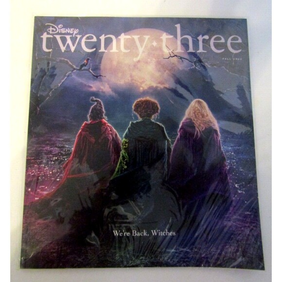 Disney D23 Club Magazine Fall Summer Wish Cruise Ship Hocus Pocus 2 New Unopened - Picture 4 of 5